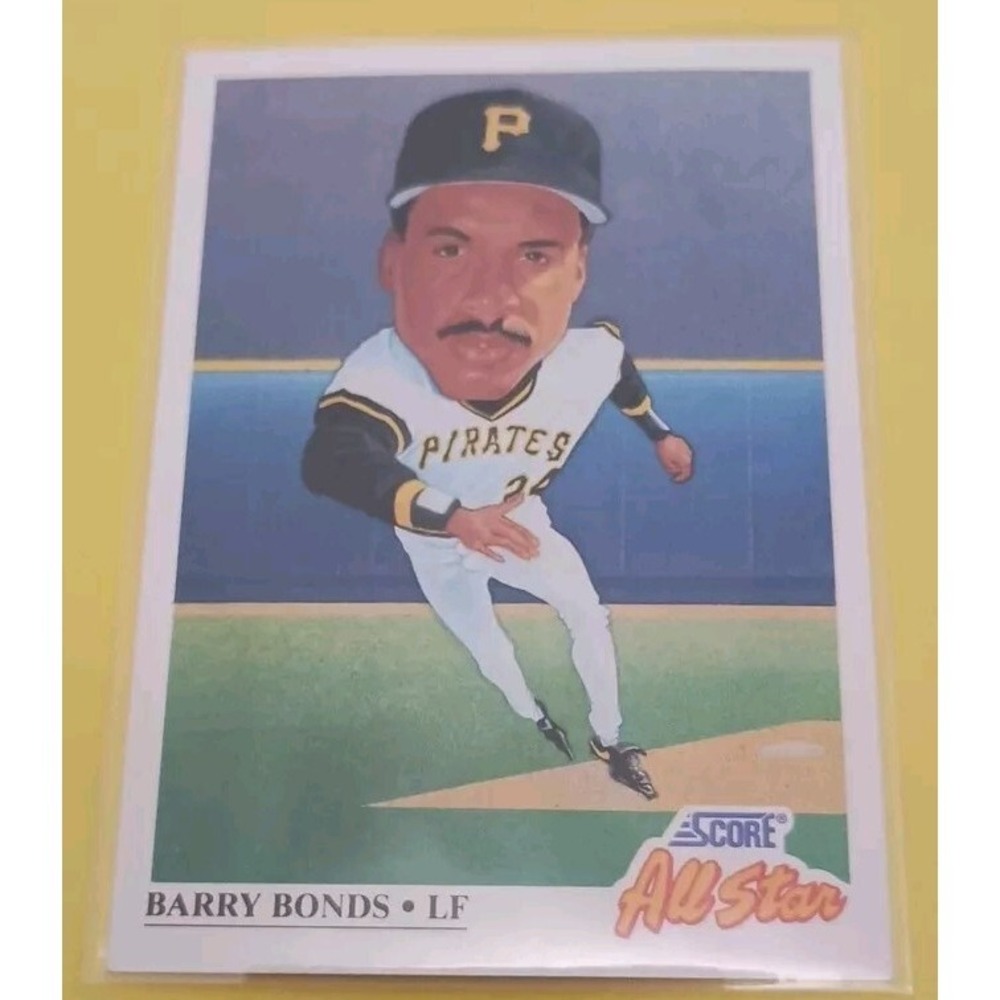 1991 Score All Star Team Big Head Barry Bonds #668